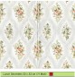 Preview: Kleine Rosen und Ornamente in Rautenform - 1 Lunch Serviette - ganzes Motiv